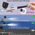 Airbrush Mini Spray  for Painting Model Cake Paint Spray  0.3mm Nozzles Portable Air brush Spray  with Cleaning Kit. 