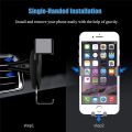 Gravity Car Holder Auto Air Vent Mount Clip Bracket Cell Holder No Magnetic GPS Mobile Phone Stand for IPhone 14 Xiaomi Samsung. 