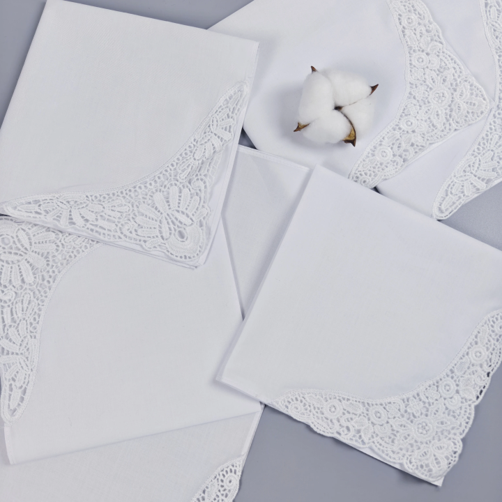 35CM/13.7IN%20inch%20Pure%20White%20High-Density%20Cotton%20Lace%20Cotton%20Handkerchief%20for%20Bridesmaid%20Dresses%20Wedding%20Decoration%202PCS%20in%20Weddi%20-%20Image%202