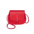 New Golden Tassel Double Layer Semi Circle Solid Color One Shoulder Saddle Bag Fashion Casual Women Small Bag.