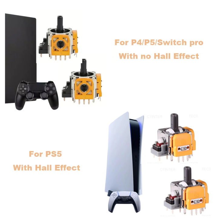 3D Analog Hall Effect Joystick For PS5 Controller Accessories Replacement Thumb Stick For Playstation 5 Gamepad Repair Parts