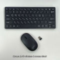 Korean 2.4G Wireless Keyboard and Mouse/Keyboard only Protable Mini Keyboard Mouse Combo Set For Notebook Laptop Desktop PC. 