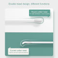 400PCS Organic Baby Cotton Swabs Paper Sticks Cotton Buds for Baby Ear Nose Clean Ultra Safe Hypo-allergenic Biodegradable. 
