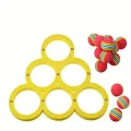 Fun Splash Water Sports Floating Pool Game Toy - Durable EVA Material, Random Color Ball, Perfect for Summer Fun. 