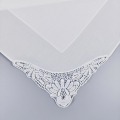 35CM/13.7IN inch Pure White High-Density Cotton Lace Cotton Handkerchief for Bridesmaid Dresses Wedding Decoration 2PCS in Weddi. 
