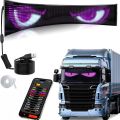 35.3in Smart Control LED Display Car Windshield Eyes LED Matrix Pixel Panel Display Evil Eyes LED Screen For The Car Windshield. 