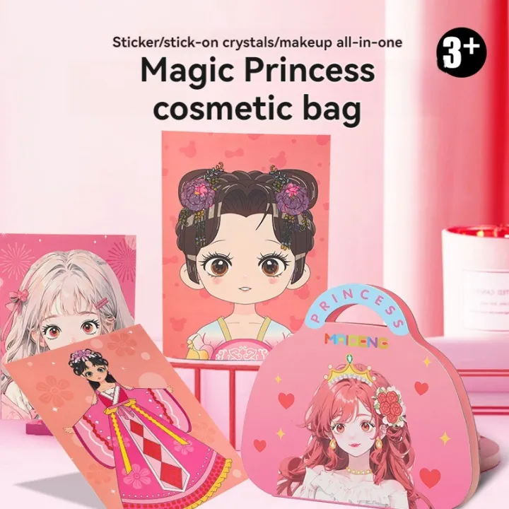 DIY%20Paper%20Art%20Craft%20Kits-3%20in%201%20Princess%20Makeup%20Kit%20with%20Diamond%20Painting%20Kits%20and%20Princess%20Dress%20Up%20Sticker%20Book%20Gifts%20for%20Girl%20-%20Image%203