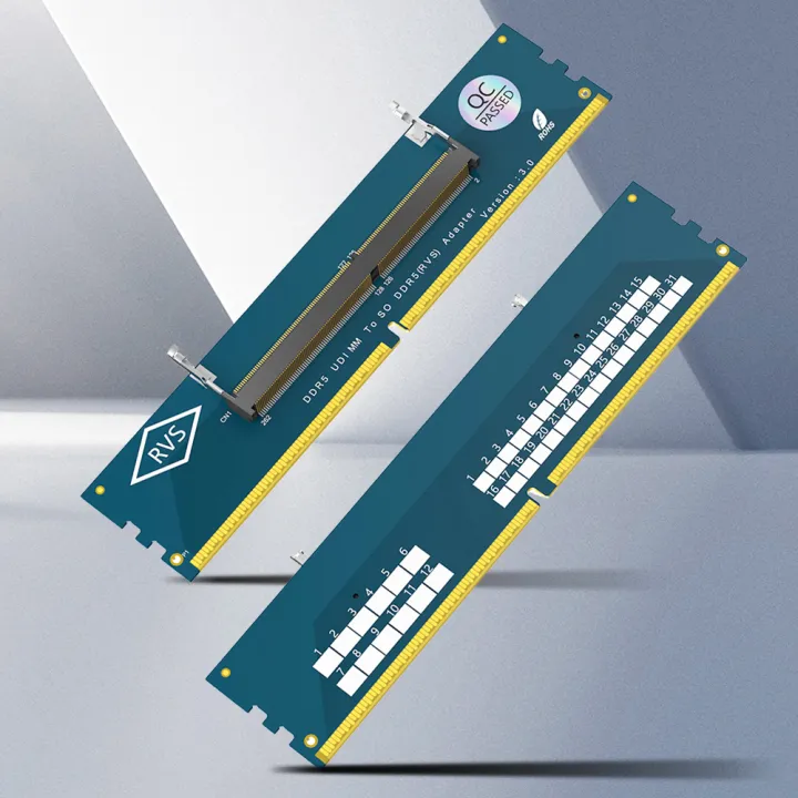 Laptop DDR5 RAM to SO DDR5 U-DIMM Desktop Adapter Card Riser Memory ...