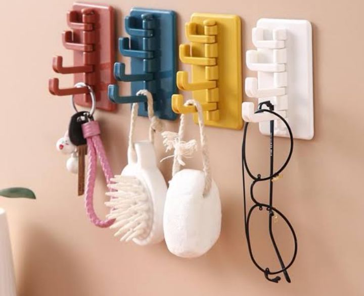 HOTTEST SALE Creative Sticky Hook Wall Hanger Self Adhesive Key Holder Wall Hooks