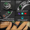 2025 COLMI R12 Smart Ring with Display Screen and Touch, Wireless Charging, Health Manager, 5 ATM Waterproof For Men Women. 