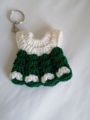 Hand made key chainl Crochet mini frok l key chains for bags , purses  & keys.. 