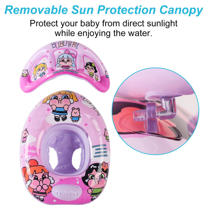 1pc%20Cute%20Canopy%20Swim%20Ring%20Summer%20pool%20floats,%20Beach%20and%20Pool%20Swim%20Aid,%20Beach%20Toys%20for%20Pool%20Party%20-%20Image%205