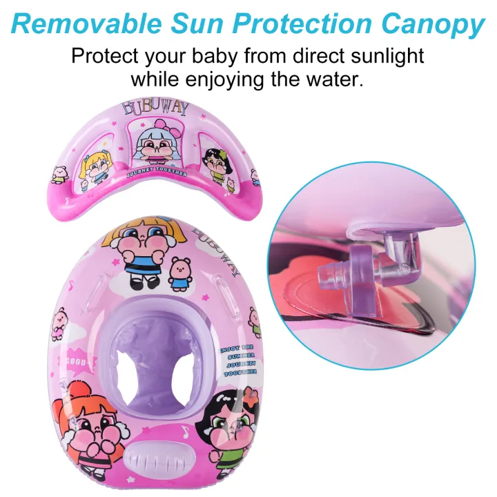1pc%20Cute%20Canopy%20Swim%20Ring%20Summer%20pool%20floats,%20Beach%20and%20Pool%20Swim%20Aid,%20Beach%20Toys%20for%20Pool%20Party%20-%20Image%205