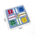 Foldable Magnetic Crystal Dice Board Game Transparent Plastic Tabletop Travel Outdoor Portable Classic Game Set. 