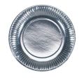 Paper Plates | Disposable Plates | Silver foil coated paper plates | 8 inches diameter | Theme party plates. 