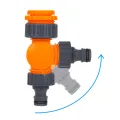 Garden Hose Connector Faucet Adapter For 1/2 Inch Hose Reel Cart Plastic Click-lock Quick ConnectionFor Watering Irrigation. 