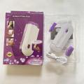 2 in 1 Electric Women Trimmer USB Rechargeable Induction Light Female Hair Remover Painless Shave Mini Shaver Body Face Shaver-Multicolour.