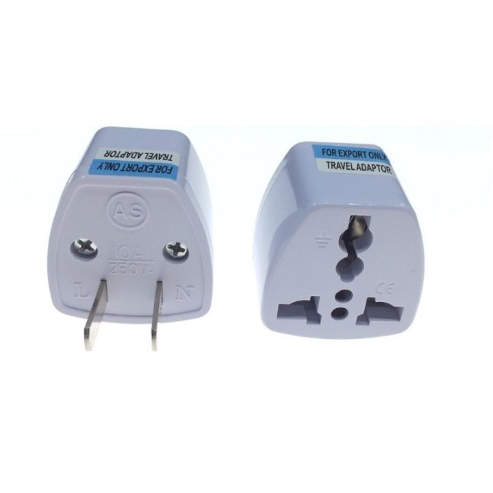 The 3-eye plug is converted to a 2-pin flat pin. can be used with ...