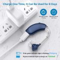 2025 Best Mini Rechargeable Audifonos BTE Hearing Aids Adjustable Tone Sound Amplifier Portable Deaf Elderly digital Hearing Aid. 