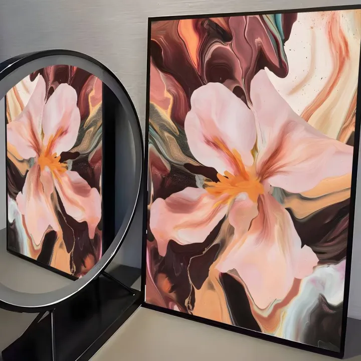 Georgia O‘Keeffe Abstract Flower Artwork Exhibition Print Poster HD art ...