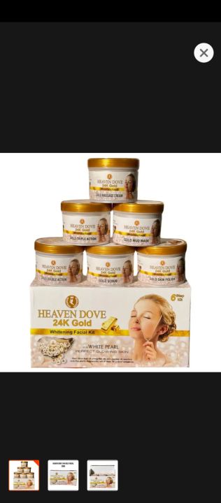 HEAVEN GOLD 24K whitening facial GOLD