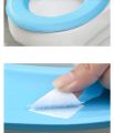 Washable Sticker Foam Toilet Cover Waterproof Bathroom Toilet Seat Reusable Silicone Four Seasons Household Toilet. 