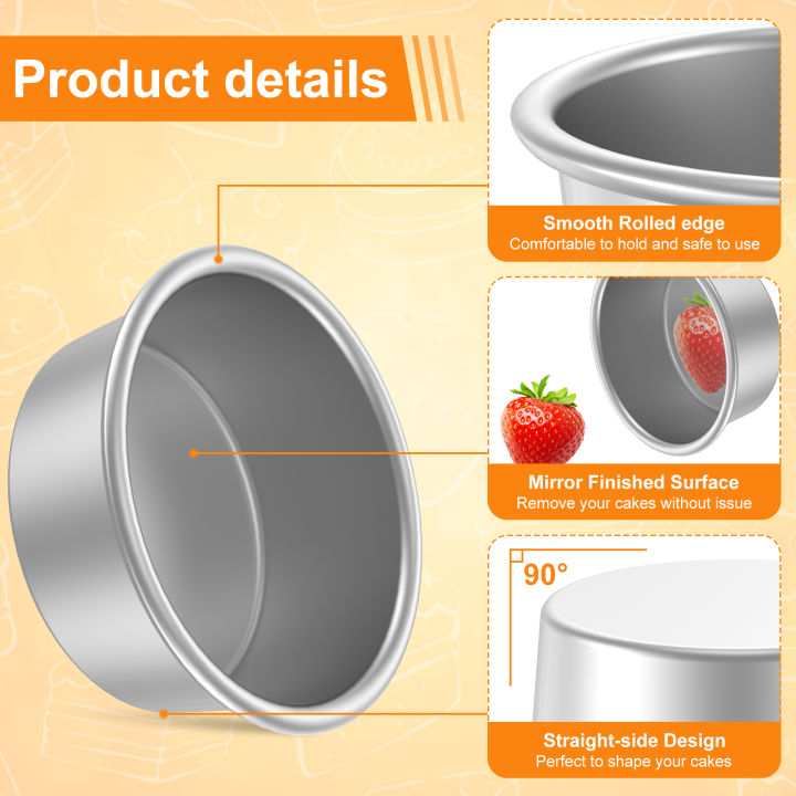 4Pcs%20Cake%20Bake%20Pan%20Non-Stick%204inch%20Round%20Cake%20Tin%20Aluminum%20Alloy%20Cake%20Mold%20Pan%20Reusable%20Heavy%20Duty%20Cake%20Bakeware%20Heat-Resistant%20-%20Image%203