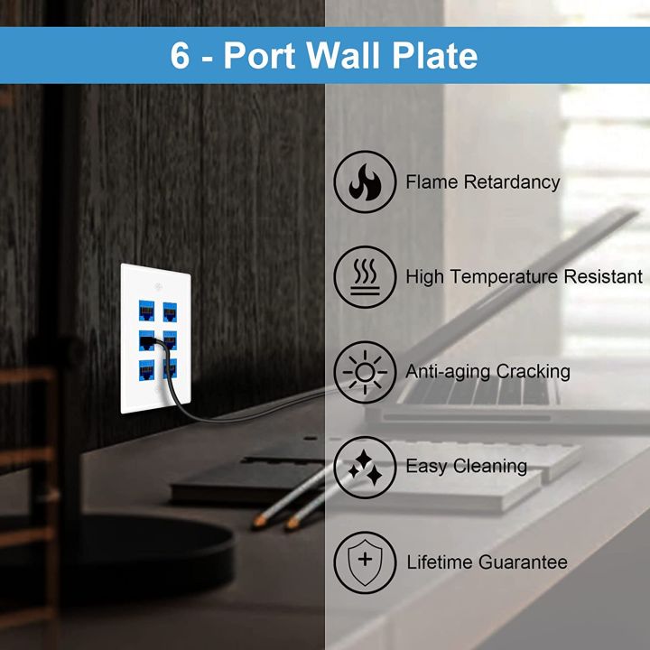 ZoeRax%20Keystone%20Jack%20Wall%20Plate%20USA%20Faceplate,%20Low%20Profile%20Ethernet%20WallPlate%20Single%20Gang%20FacePlates%20for%20Keystone%20Coupler%20-%201PCS%20-%20Image%203