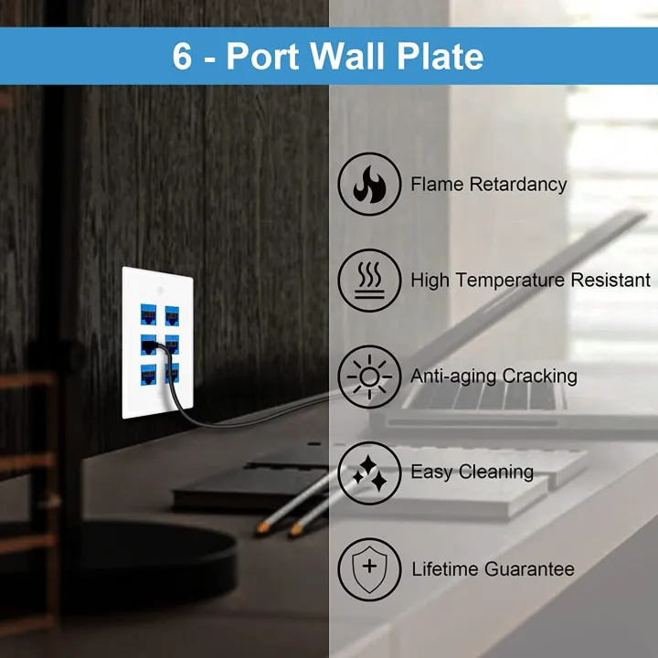 ZoeRax%20Keystone%20Jack%20Wall%20Plate%20USA%20Faceplate,%20Low%20Profile%20Ethernet%20WallPlate%20Single%20Gang%20FacePlates%20for%20Keystone%20Coupler%20-%201PCS%20-%20Image%203