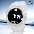 Transparent Touch Screen Digital Watch. 