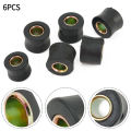 6pcs Universal Motorbike 10mm Rear Shock Absorber Cushion  Ring Bushing Spare Part Fit For Dual Sport Off-Road Street. 