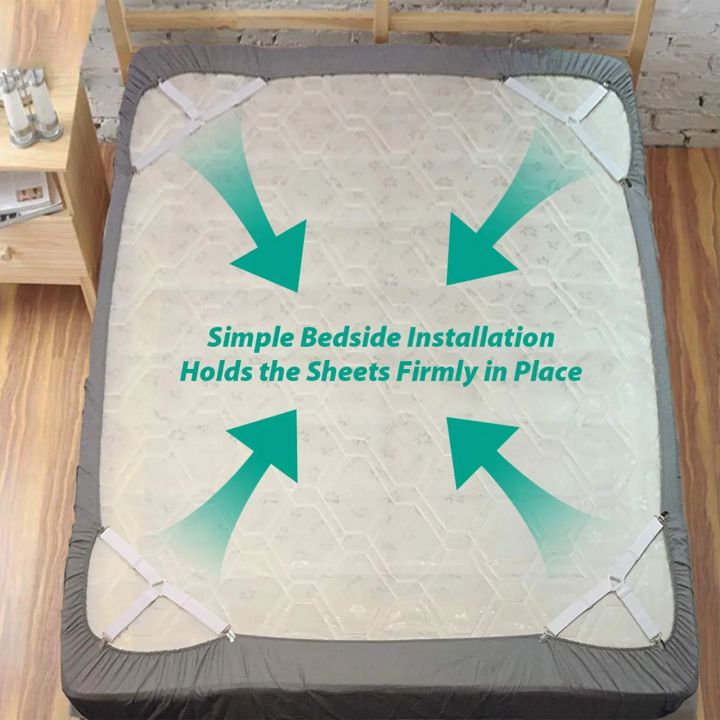4%20PCS%20Bed%20Sheet%20Holder%20Straps,%20Elastic%20Mattress%20Corner%20Clips%203%20Way%20Fitted%20Bed%20Sheet%20Fastener%20Suspenders%20Grippers%20sheets%20%20bedding%20-%20Image%206