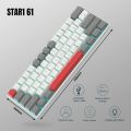 MageGee MK-Star61 Mini 60% Mechanical Keyboard 61 Keys Wired LED Backlit Compact Gaming Keyboard for Laptop, Desktop, PC, Tablet. 