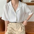 Sent from Thailand. beautiful white short-sleeved shirt for both men and women. size M-4XL. good fabric, comfortable, not hot.. 