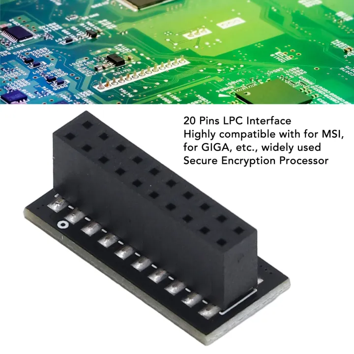 TPM%202.0%20Module%2020%20Pin%20LPC%20Interface%20Encrypted%20Trusted%20Platform%20Module%20for%20WIN11%20Upgrade%20Test%20-%20Image%202