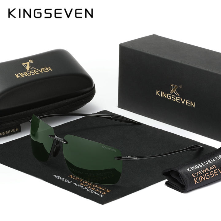 KINGSEVEN%20Brand%20New%20Rimless%20Sunglasses%20Polarized%20UV400%20Men%20Driving%20Ultralight%20Rectangle%20Frameless%20Glasses%20Women%20Fishing%20Eyewear%20-%20Image%203
