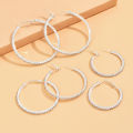 Shine Rhinestone 2cm,4cm,6cm,8cm,10cm Hoop Earrings Women Earrings Perfect for Weddings & Festive Occasions,All-Season Jewelry.