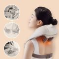 Neck and Shoulder Massager with Heat, Portable Massage Pillow, Shiatsu Back Shoulder and Neck Massager with Heat, 5D Kneading Neck Massager, for Pain Relief Deep Tissue. 
