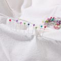 100pc Glass Round Head Pins Sewing Corsage Straight DIY Dressmaking Tools. 