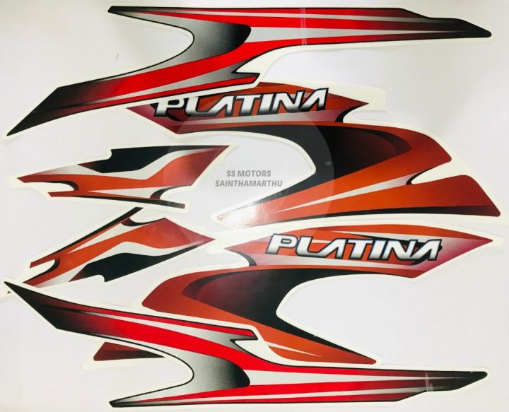 Bajaj platina full sticker sale