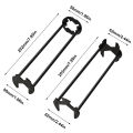 1/2PCS Plumbers Wrench 7 Sizes Sink Wrench Four-Jaw Hex Under Sink Wrench Faucet Tool Multifunctional Steel for Tight Spaces. 