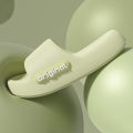Thick Bottom Cloud Slippers Women Fashion Letter Print Platform Sandals Woman 2025 Comfortable Soft Sole Beach Pillow Slides. 