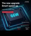 66W Universal Super Fast Charger Compatible for Huawei P30, Mi 10T Tecno Camon 19 New Vivo V23e Huawei Mate Oneplus 8 9 Oppo All Models Infinix Super Fast Charger for All Andriod Phone. 