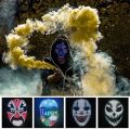 Led Mask with Rechargeable Bluetooth App Controlled, Customizable Shining Mask, LED Lighted Face Transforming Mask. 