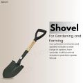 20 inch Heavy Duty Manganese Steel Wooden Long Handle Shovels Outdoor Spade Shovels for Digging Planting Gardening Tools. 