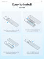 ORICO M.2 NVMe SSD Enclosure 10Gbps USB 3.2 Gen2 Case Box Simple Design Tool-free Support UASP for NVMe SATA SSD Gamers. 