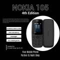 Premium Quality Nokia 105 Dual Sim 4th Edition With 1 Year Warranty Sinhala Tamil and English Language. 