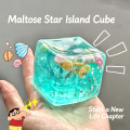 Squishy Stress Balls Cube Ocean Sensory Fidget Toy Slow Rise Squishy Toys for Kids and Adults Squeeze Relax . 