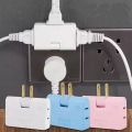 Rotating Wall Socket - 3 In 1 Extension Power Adapter - 180 Degree Rotatable Plug 2500 W-Wireless Outlet Adapter. 