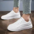 2023 Spring and Autumn Women's Campus Little White Shoes Fashion Trend Board Sneakers. 